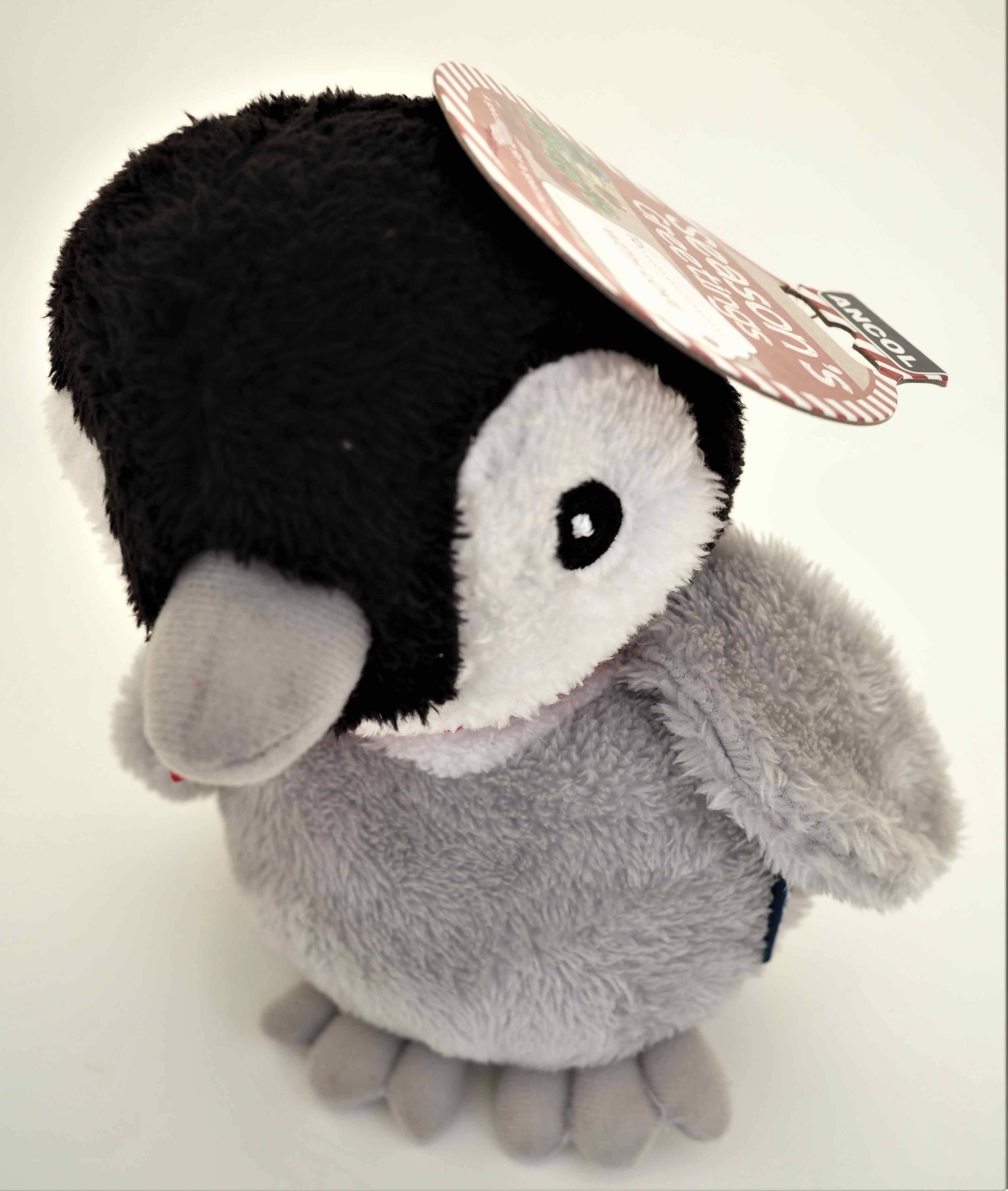 Cuddly Penguin Squeak Dog Toy Meadow Croft