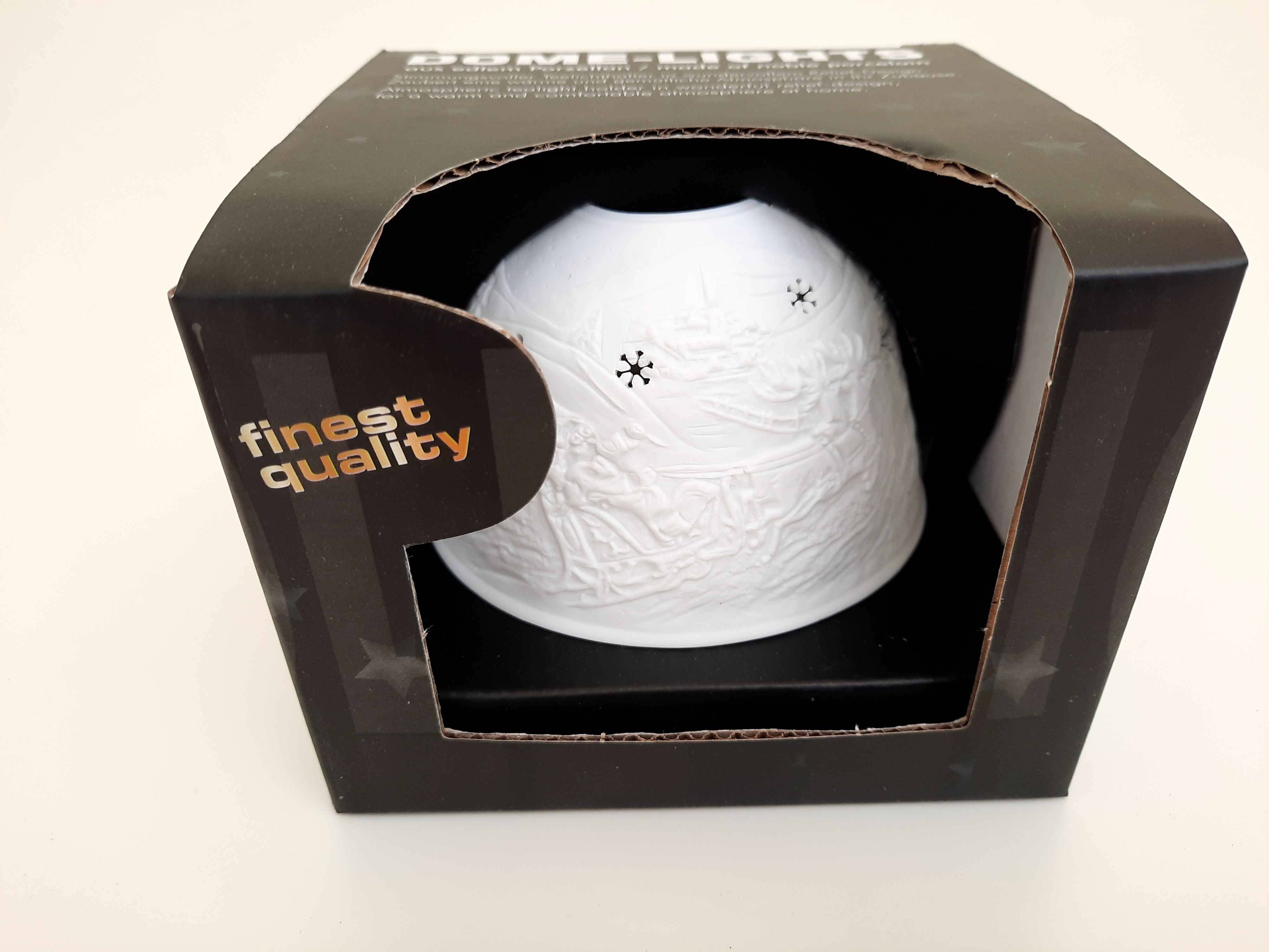 Dome Light Tea Light Holder (Winter Wonderland Design) Meadow Croft