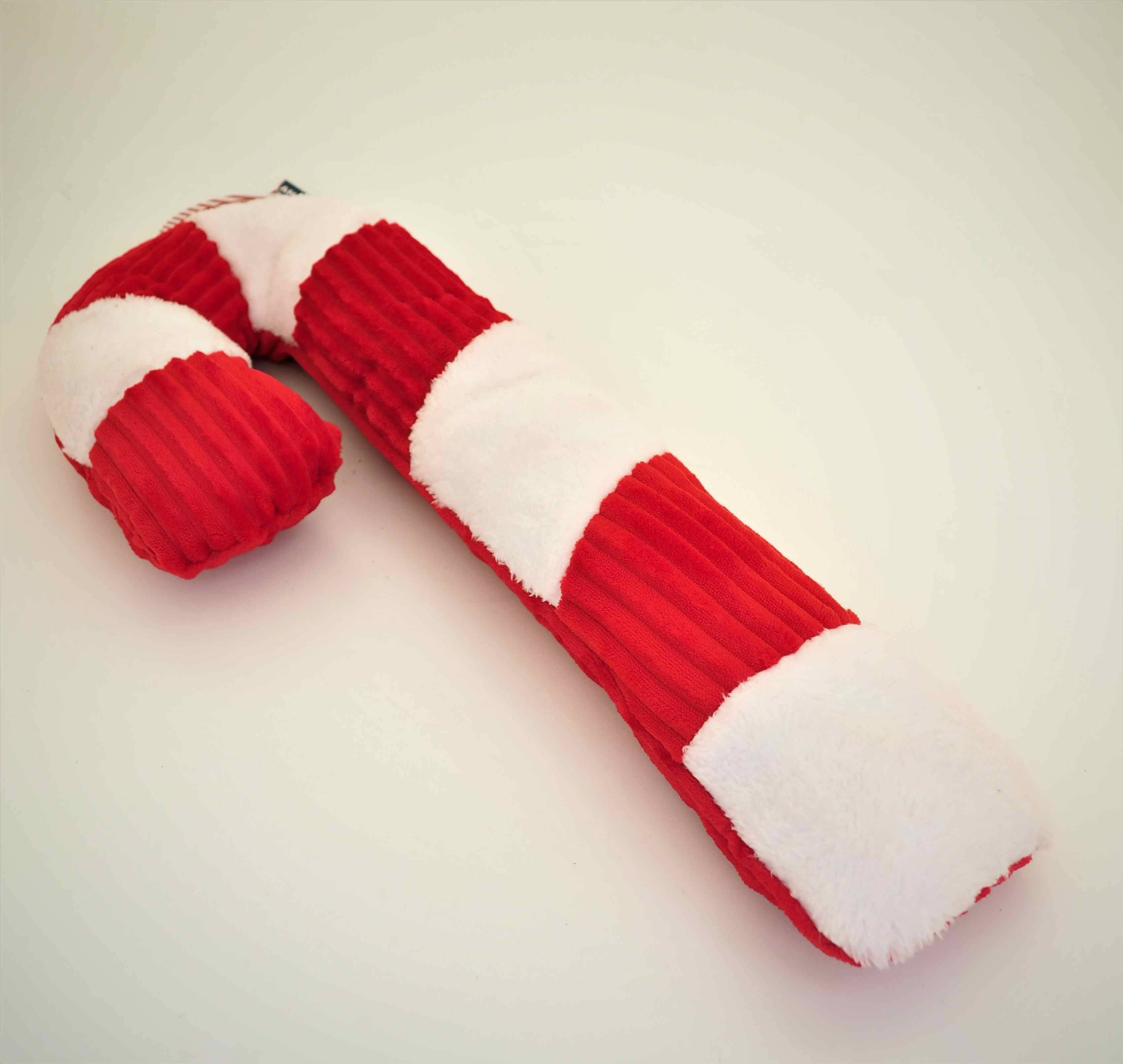 Giant Squeaky Candy Cane Dog Toy Meadow Croft