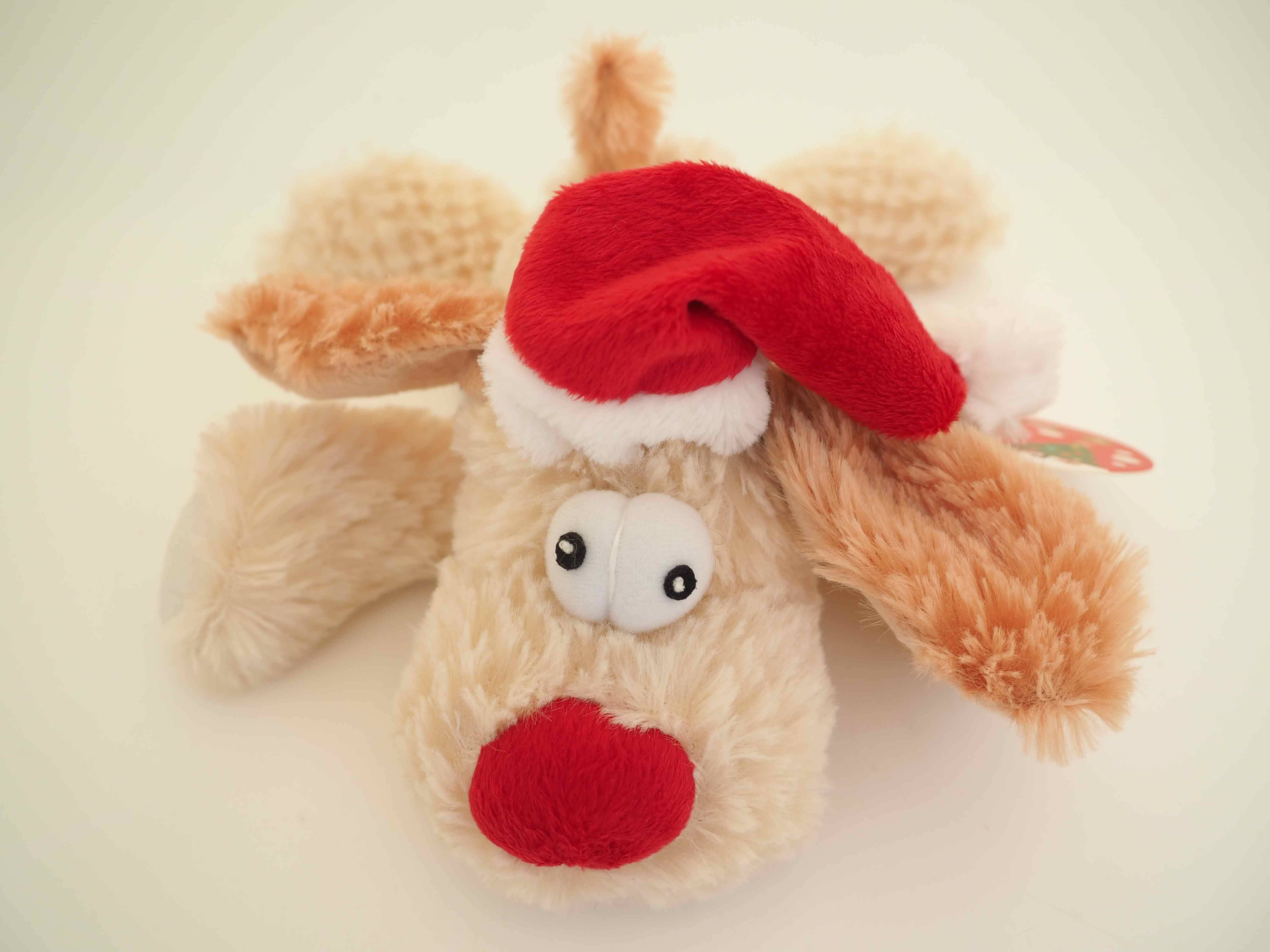 Petface Christmas Doggy Santa Squeaky Dog Toy Meadow Croft