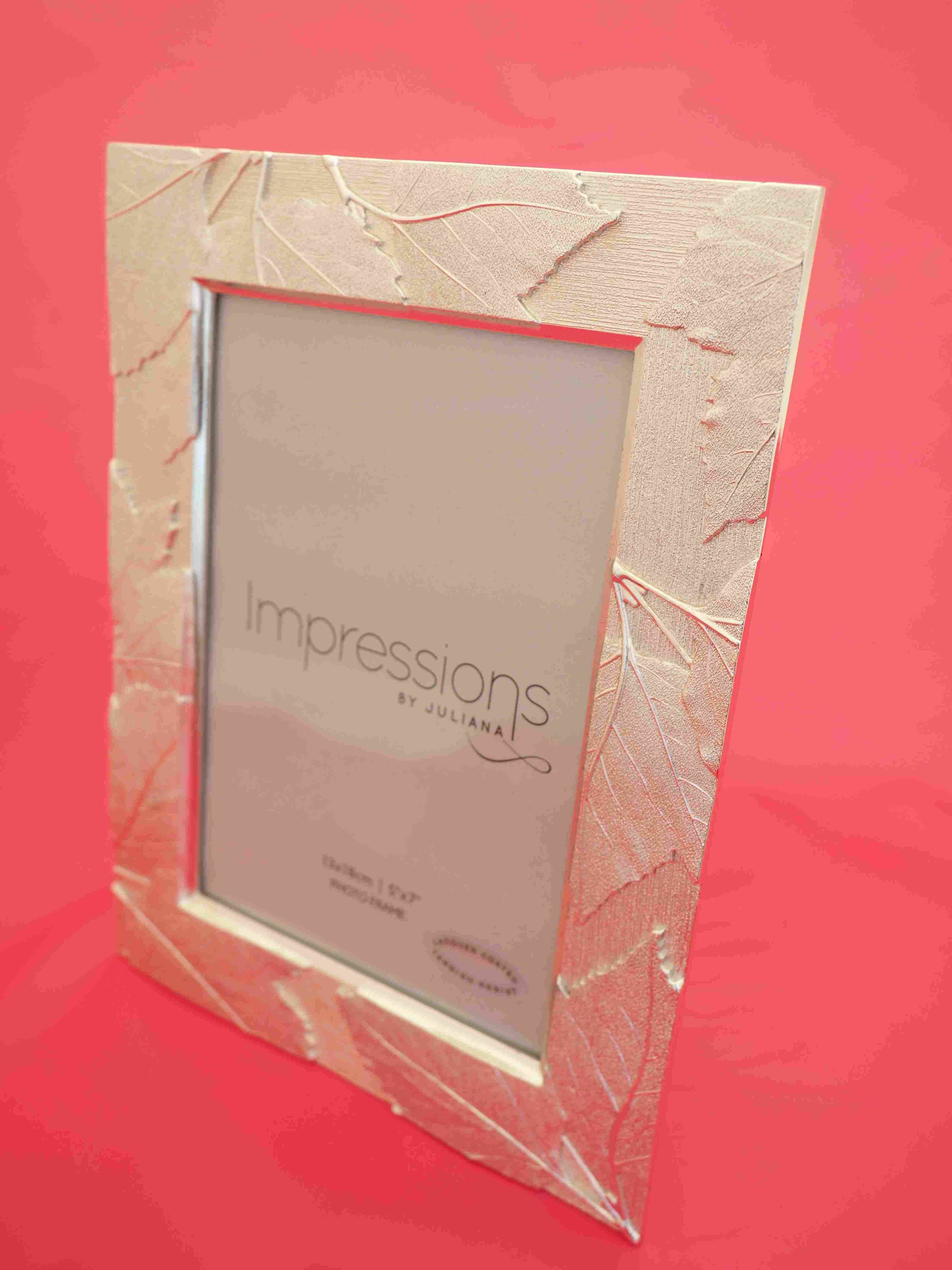 Silver Leaf Design Photo Frame 5x7 Meadow Croft