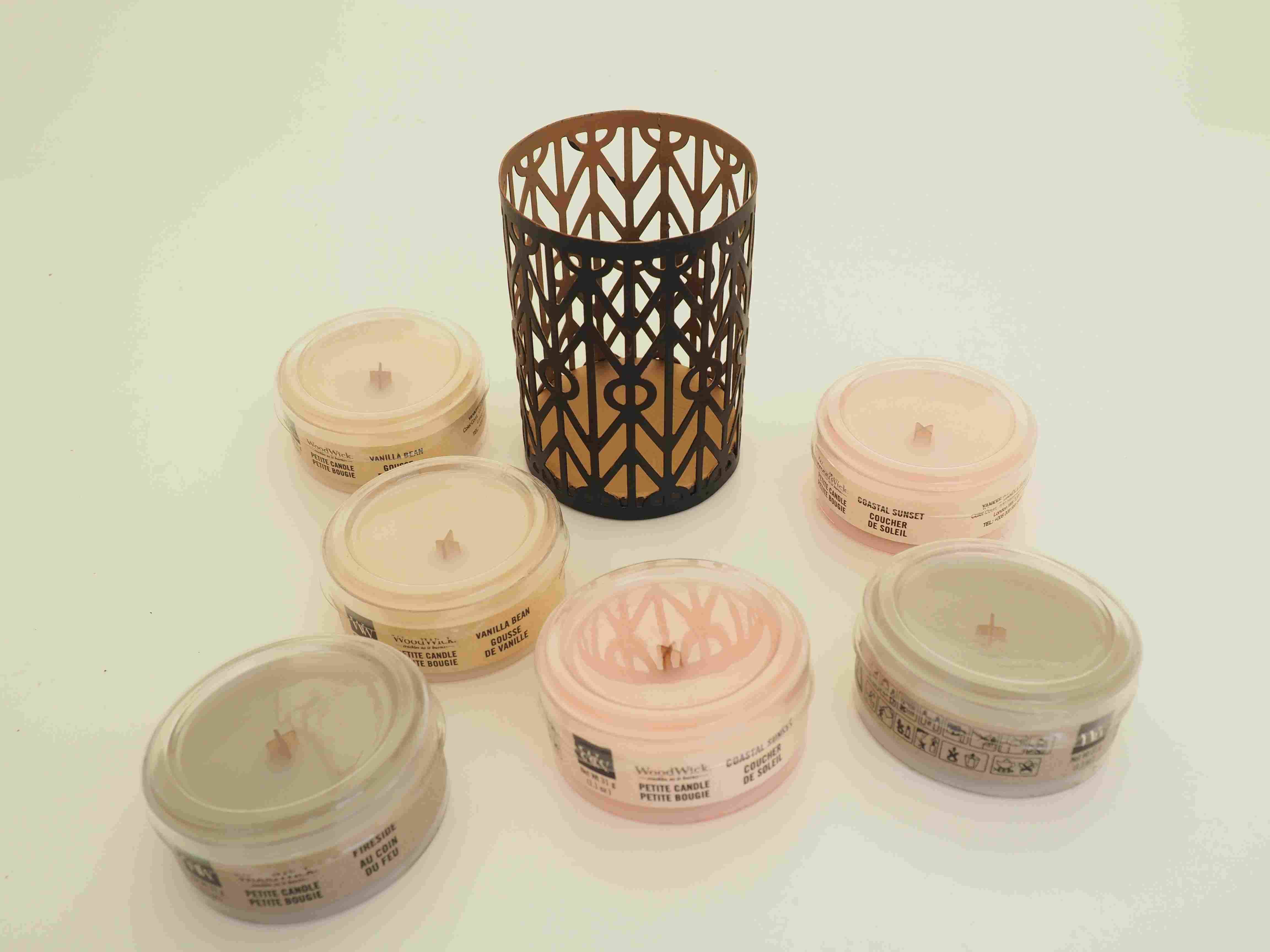 Woodwick FIRESIDE PETITE DELUXE SET Meadow Croft